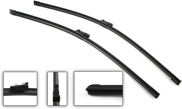 Vorne Flach Scheibenwischer WischerbläTter FüR VW Amarok 2012- Transporter T5 T6-image