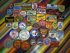 vtg 1960s 70s 80s Fishing patch - Creme FFF Fly Tyers Marlin Bass +