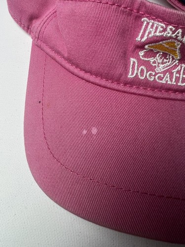 Girls Youth Salty Dog Cafe Adjustable Visor Hat Cap Pink Hilton Head SC - Picture 2 of 5
