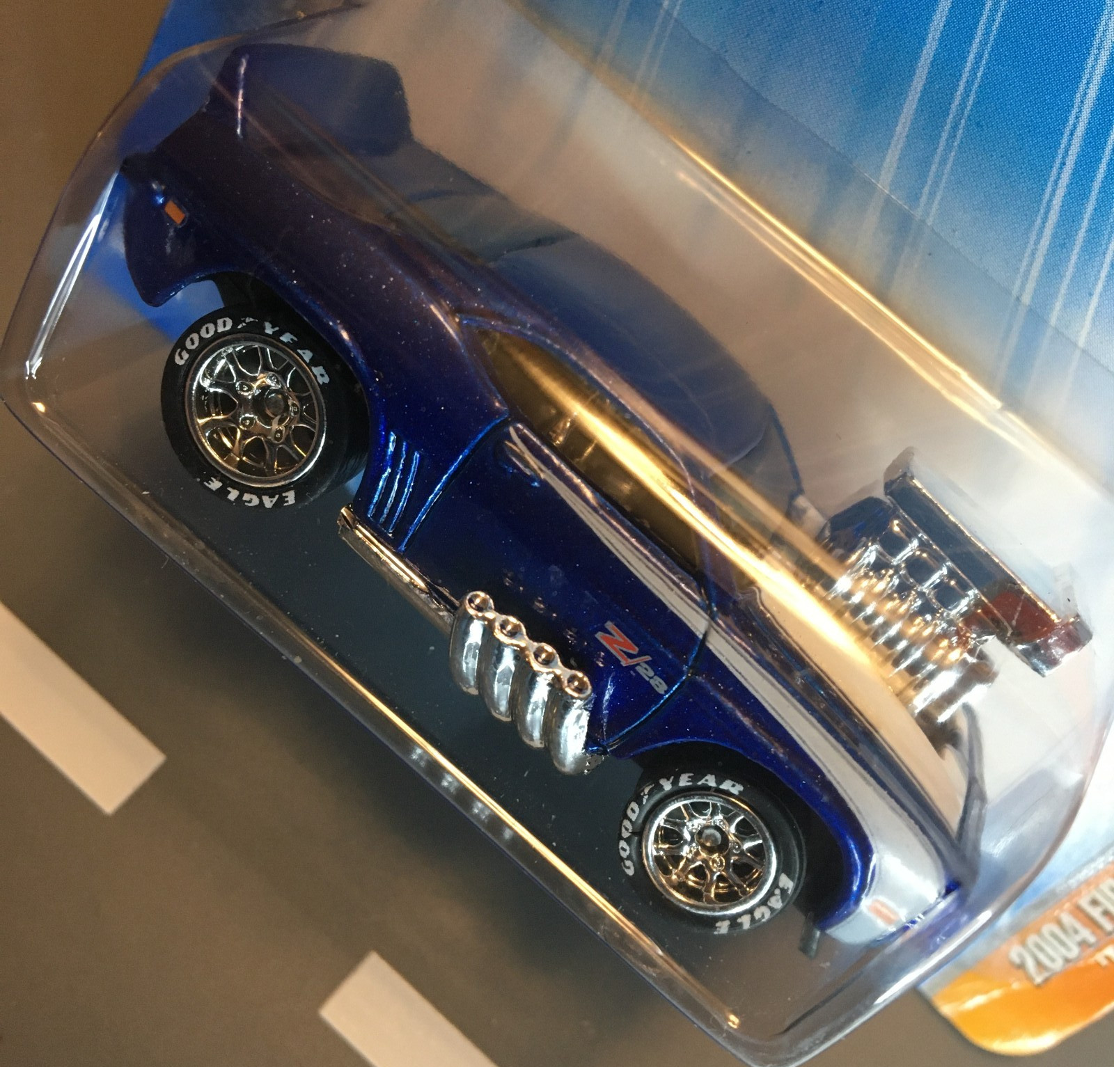 Hot Wheels '04 1st Editions Tooned '69 Camaro CUSTOM Super RealRiders Wheel Swap