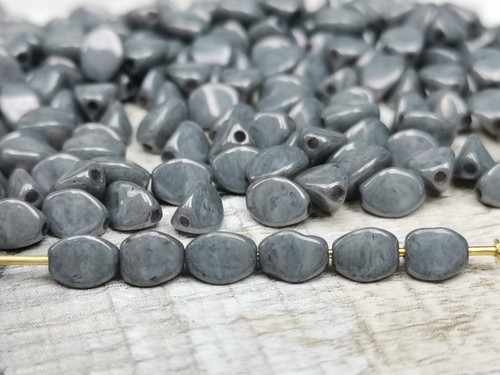 100 Czech glass pinch spacer beads 5 x 3 mm - VARIATY of COLORS - Picture 20 of 46