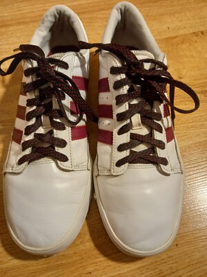 mens ADIDAS rayado low leather trainers uk art no c77498 white