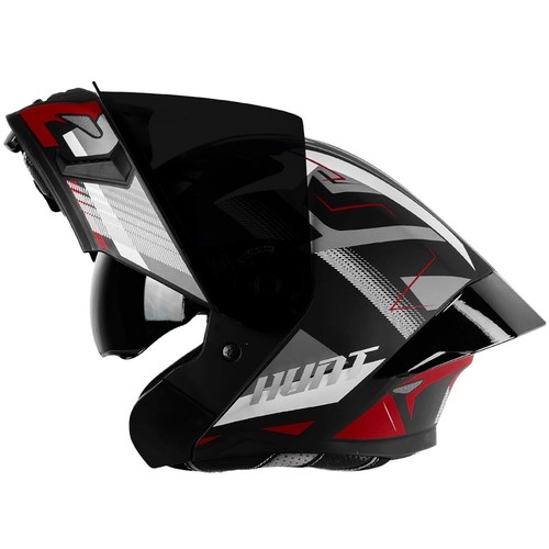 Steelbird SBA-20 Caza Basculante Gráfico Casco con Interior Humo Parasol - Imagen 27 de 66