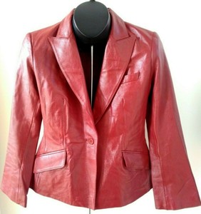 express red leather jacket