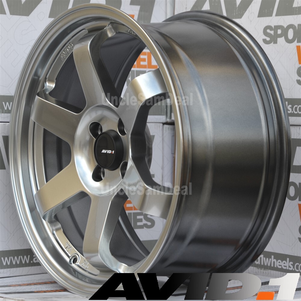 avid-1 av06 4h 100 17インチ 8j 6スポーク！ Amazon.com: AVID.1 AV-06 Custom Wheel - 17x8, 35 Offset