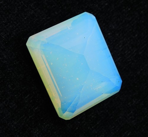 67.00 Ct Fire Natural White Opal Australian Emerald Cut Loose Gemstone Certified - Picture 8 of 8