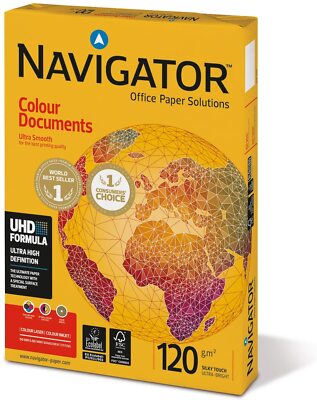 1 Stapel 250 Blatt Farbdruckpapier weiß A4 120GSM Dokumente Drucker Kopierer