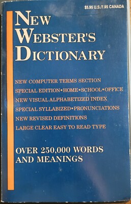 New Webster's Dictionary 1988
