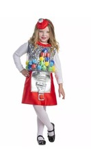 Kids Large 12-14 Gumball Machine HALLOWEEN Co...