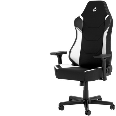 4251442503147 Nitro Concepts X1000 PC-Gamingstuhl Gepolsterter Sitz Schwarz, Wei