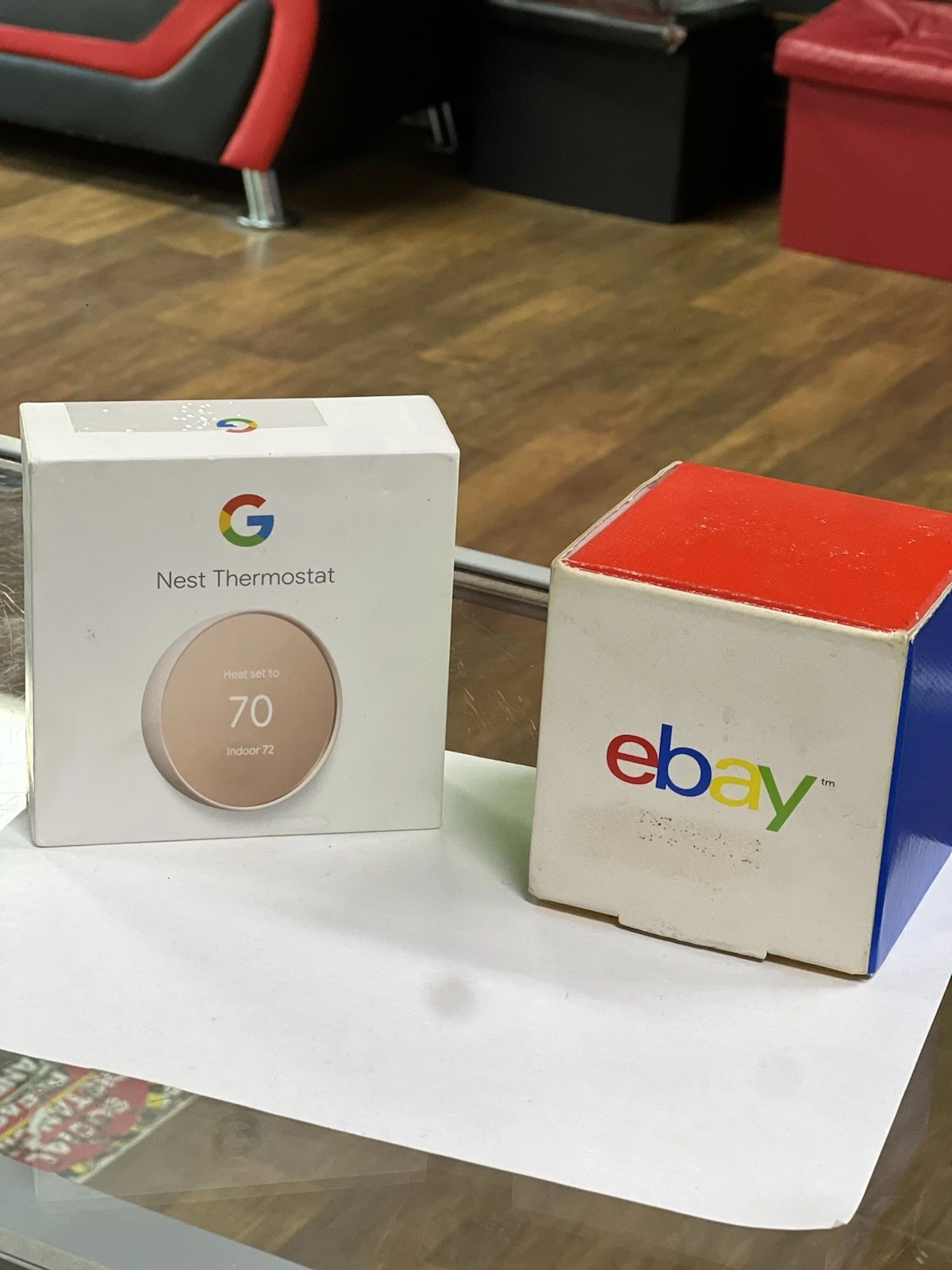 Google Nest Thermostat - Smart Thermostat For Home - Programmable Wifi GA02082