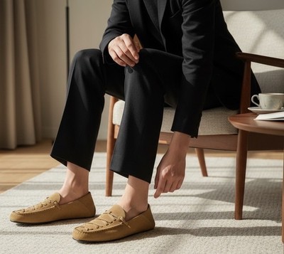 Zara X Stefano Pilati Mens Shoes Woven Leather Loafers Size EU45 AU12