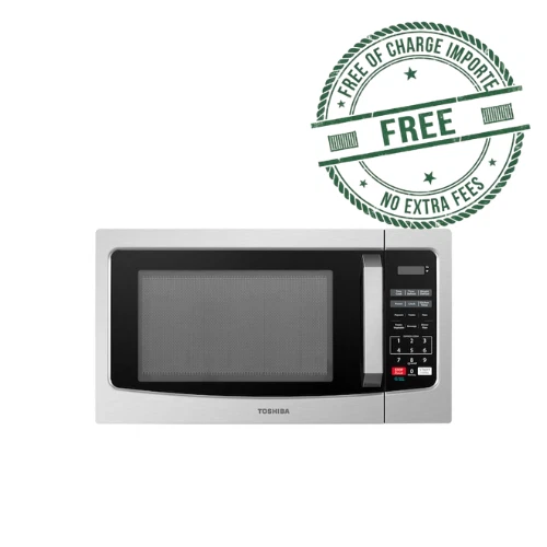 Toshiba 1.1-cu ft 1000 -Watt Countertop Microwave ( Stainless Steel ) FREE SHIP