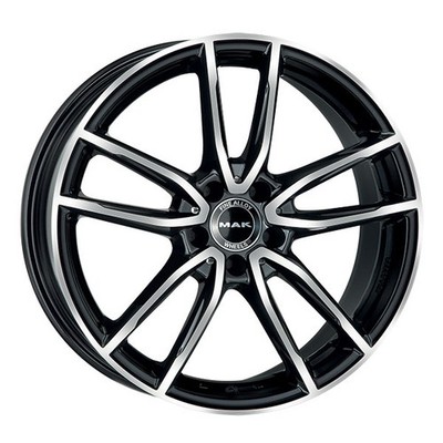 ALUFELGE MAK EVO FUR AUDI A6 ALLROAD 8X18 5X112 BLACK MIRROR VYP