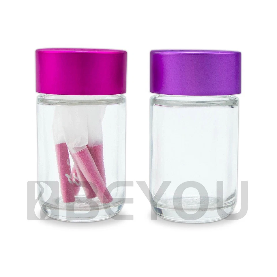 Baby Jeeter Jars  - Case of 192 Food Grade Glass/Smell Proof Jars(NO CAPS) - Image 2 of 4