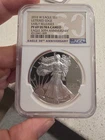 2016 W AMERICAN SILVER EAGLE “LETT EDGE” NGC PF69 E.R. “EAGLE 30th ANNIVERSARY”