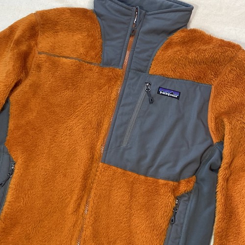 Patagonia Monkey Man Sherpa Fleece - Herren Medium Full Zip orange/grau - Bild 3 von 17