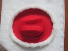 Red Christmas LED hat — photo 5