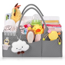 Large Diaper Caddy Organizer, Baby Organizers and Storage for Newborn Essenti...