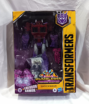 Hasbro Transformers Bumblebee Cyberverse Shockwave Energon Armor w/ Accessory