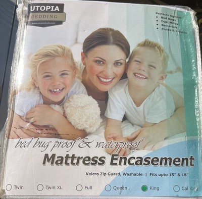 Utopia Bedding UB0034 Waterproof Mattress - White