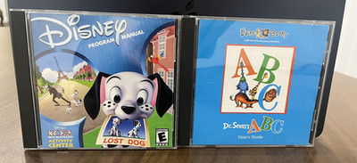 Disney 102 Dalmatians Activity Center & Dr Seuss ABC Kids PC Mac CD-ROM Lot