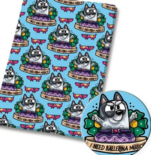 Bluey Bingo children character polyCotton Fabric Half Yard 18  x 55   41812
