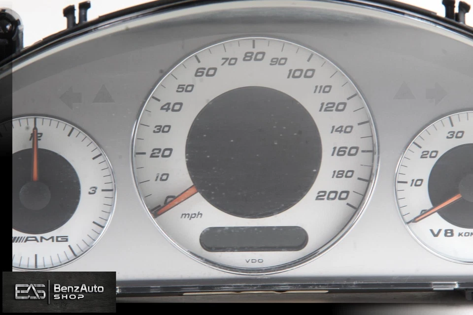 04-06 Mercedes W211 E55 V8 AMG Speedometer Instrument Cluster 2115406447 OEM - Image 3 of 4