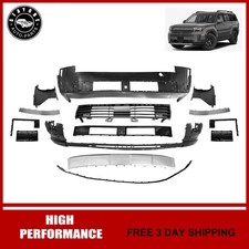New Front Bumper Cover Grille Kit For 2024 2025 Hyundai Santa Fe 86511-p6000