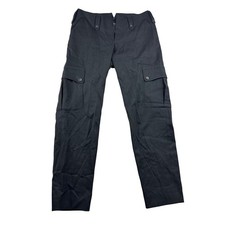 Y's Yohji Yamamoto Cargo Pants Women 2 Black Wool Red Label Japan Made Urban