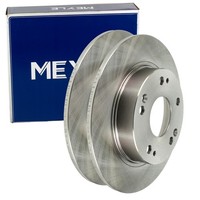 2X Meyle Bremsscheiben 260Mm Hinten Passend FÜR Honda Civic