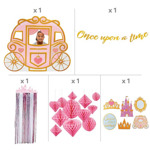 Fun Express Prinzessin Party Premium Dekoration Kit - 21 Stck. - Bild 2 von 2