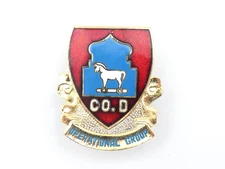 Original US 5th Army Operational Group Co. D Trojan Horse DUI OSS Insignia Badge