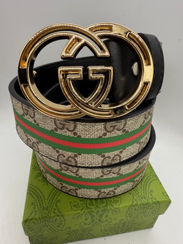 Rare Gucci Limited Special Edition Multi Color Unisex Leather Belt With Box - Picture 7 of 8