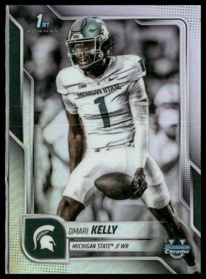 2025 Bowman University Chrome #38 Omari Kelly Refractor