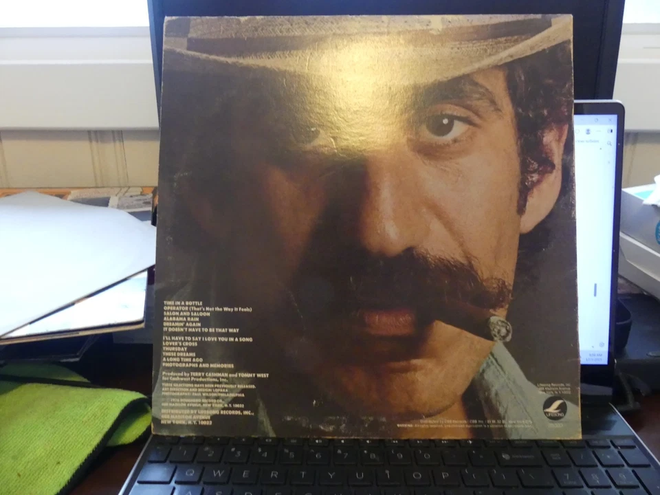 Jim Croce "Time in A Bottle" Greatest Love Songs LP Vinyl Lifesong 35000 Foto 2 de 4