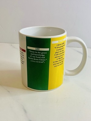 The Good News Colors Christian Mug Coffee Tea Mug New Old Stock Open Box 
