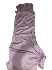 Azazie Leonis Frosted Lilac Mermaid Pleated Stretch Satin Dress Size 8 Purple