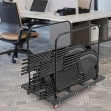 Large Capacity Rolling Cart, Folding Table Cart, Folding Table Trolley
