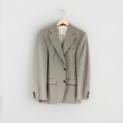 ABRAMS Anson s Sakko Gr. 94 Schurwolle Mohair Vitale Barberis Canonico