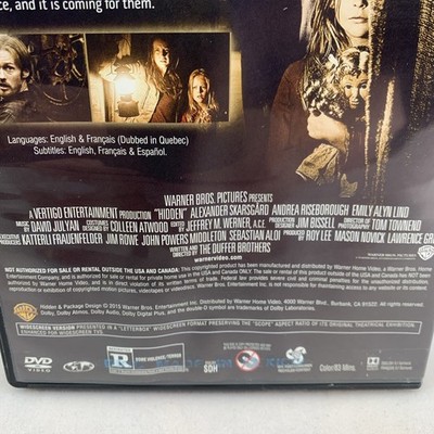 Hidden (DVD 2015)Horror, Sci-Fi, Thriller Alexander Skarsgard