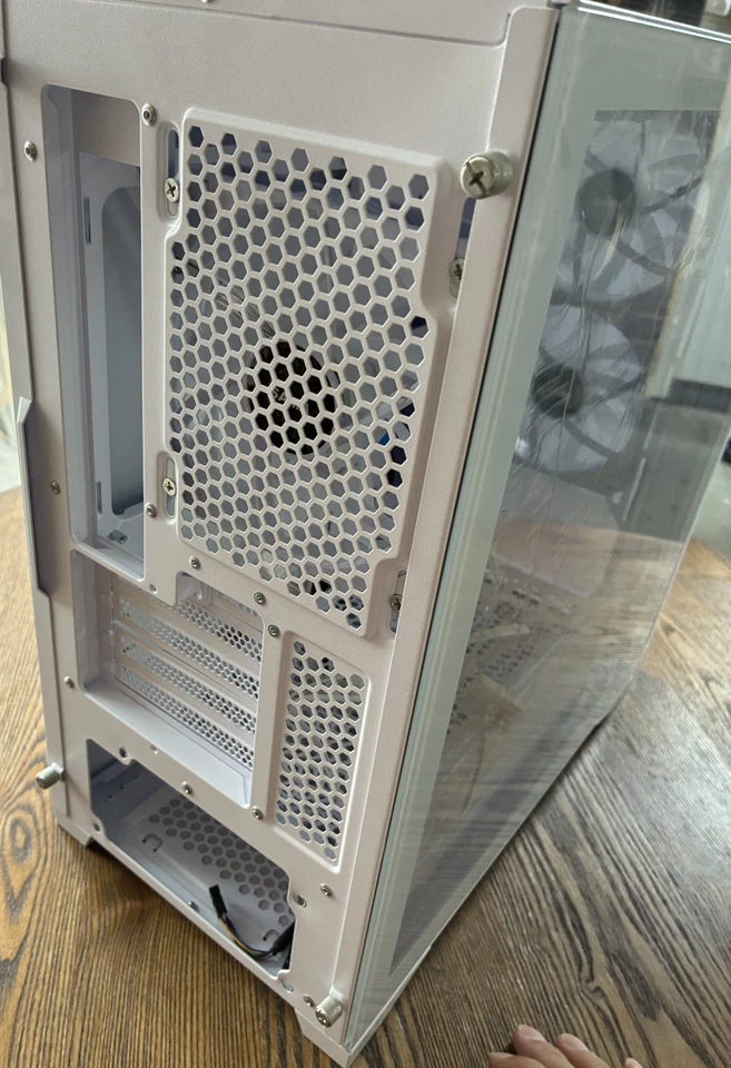 Black Mid Tower Gaming Computer Case, 4XFan Pre-Installed SIZE:8.5 X 16X 16 #07W - Image 3 of 4