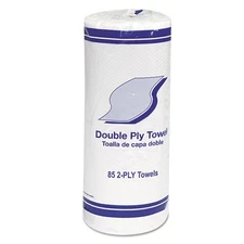 GEN 1797 Kitchen Roll Towels, 2-Ply, 11 x 7.8, White, 85/Roll, 30 Rolls/Carton
