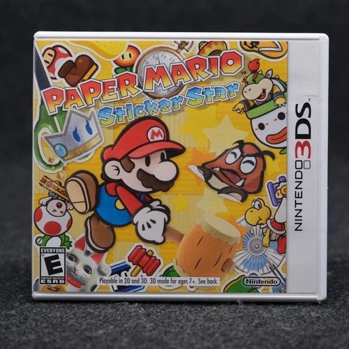 Paper Mario Sticker Star (3DS) CIB - Authentic Acceptable Condition