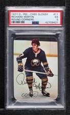 1977-78 O-Pee-Chee Glossy Insert Rick Martin #11 PSA 5 17w1