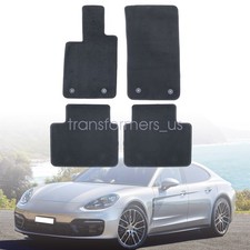 2017-2024 Fits Porsche Panamera Front Rear Velour Floor Mats Carpet Anti-slip