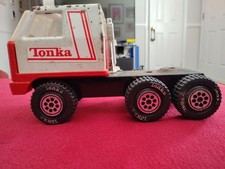 1978 Tonka Semi-Truck Car Hauler Pressed Steel Vintage Toy Made In USA