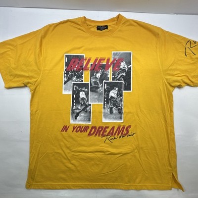 Size 4XL Men s Studio 23 Concept Yellow Tshirt Basketball Urban Streetwear