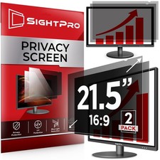 21.5 Inch 16:9 2 Pack Computer Privacy Screen Filter for Monitor - Privacy ...