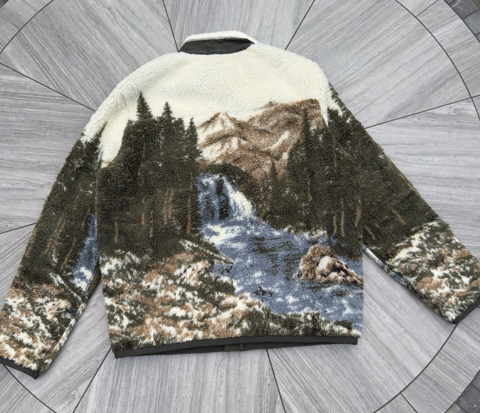 Polo Ralph Lauren High Pile Fleece Sportsman Country Scenic Wildlife Jacket XL image 12